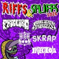 Riffs and Spliffs 2026 at Bannermans Edinburgh